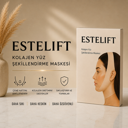 Estelift kolajen yüz şekillendirici maske