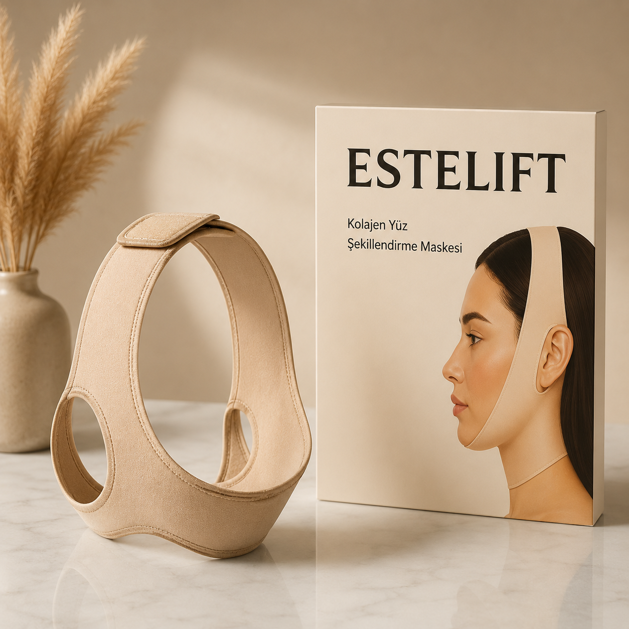 Estelift Kolajen Yüz Şekillendirici Maske